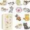 12PCS Diamond Art Kits – Cat Refrigerator Magnets for Adults & Home Decor